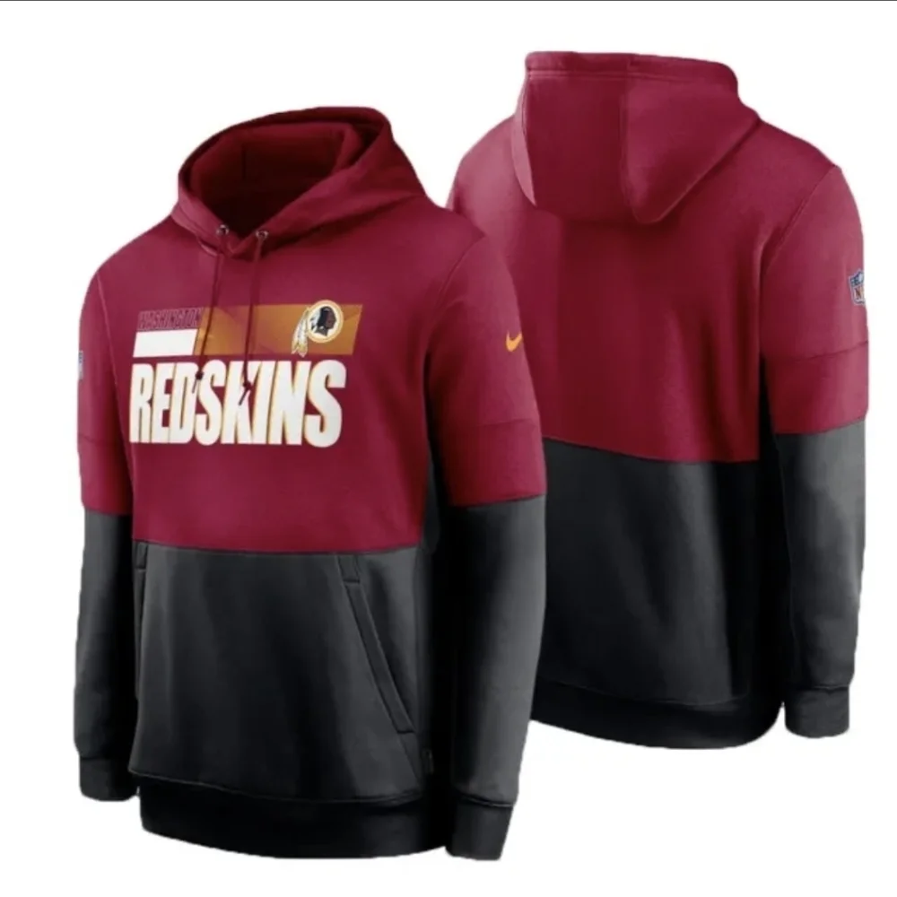 Nike NFL Washington Redskins Sideline Impact On Field Hoodie Sweatshirt